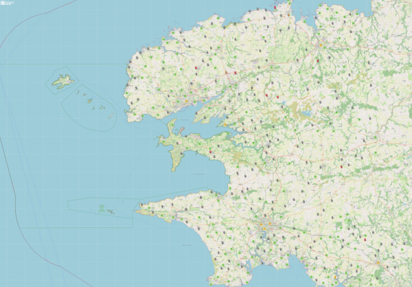 Les 800 refuges finistériens (fin 2021)